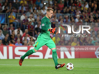 -24 August-BARCELONA SPAIN: Marc-Andre Ter Stegen in the match between FC Barcelona and Elche CF, corresponding to the first day of the span...