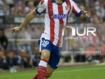 Juanfran player Atletico de Madrid during the Spanish league match soccer first division between Atletico Madrid vs Celta de Vigo held at th...
