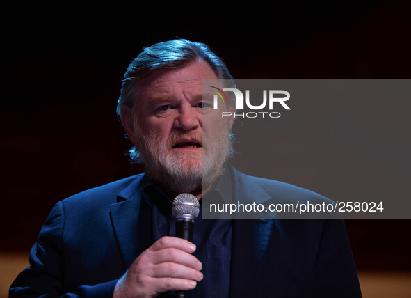 Irish actor Brendan Gleeson (pictured) announces details of an exciting new project, a strictly limited four-week run, 'The Walworth Face' b...