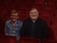 Irish actor Brendan Gleeson (right) pictured with his son Brian Gleeson (left), as Brendan announces details of an exciting new project, a s...