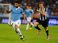 Candreva during the Serie A match between SS Lazio and Udinese at Olympic Stadium, Italy on September 25, 2014. (