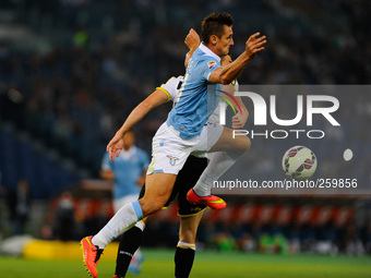 Miroslav Klose during the Serie A match between SS Lazio and Udinese at Olympic Stadium, Italy on September 25, 2014. (