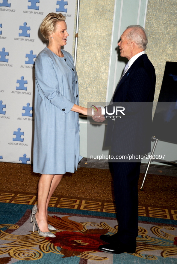 Charlene, Princess of Monaco attend the Seventh Annual World Focus on Autism hosted by Autism Speaks on September 25, 2014 in New York City.