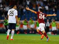 Florenzi during the Serie A match between AS Roma and Verona at Olympic Stadium, Italy on September 27, 2014. (