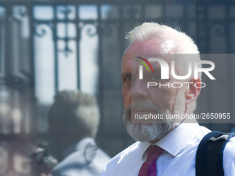 Patrick Lynch, the National Director Quality Assurance and Verification Division of HSE arrives at Leinster House (the Seat of the Irish Par...