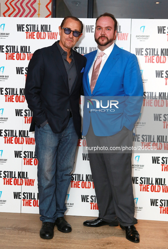 Bruce Payne,Jonathan Sothcott at the premiere of 
