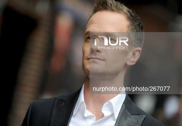 Neil Patrick Harris at a taping of the 'Late Show' at Ed Sullivan Theater on September 29, 2014 in New York City