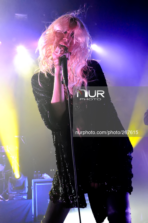 Taylor Momsen performs in concert with her band The Pretty Reckless at Emo's on September 27, 2014 in Austin, Texas. 