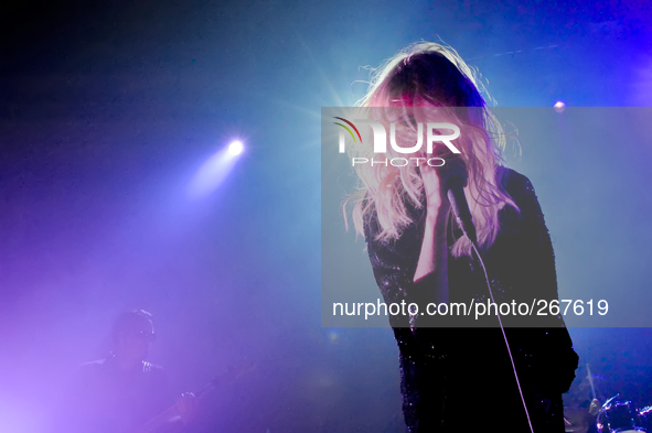 Taylor Momsen performs in concert with her band The Pretty Reckless at Emo's on September 27, 2014 in Austin, Texas. 