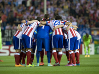The Group A Champions League soccer match Between Atletico Madrid and Juventus at the Vicente Calderon stadium in Madrid, Spain, Wednesday O...