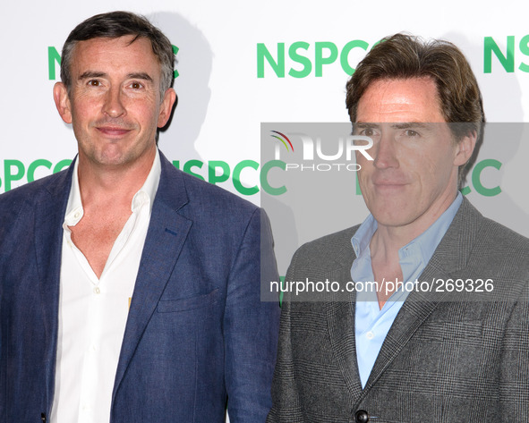 Rob Brydon and Steve Coogan attends the A NIGHT OUT WITH SIR MICHAEL CAINE on 01/10/2014 at Royal Albert Hall, London. Persons pictured: Rob...