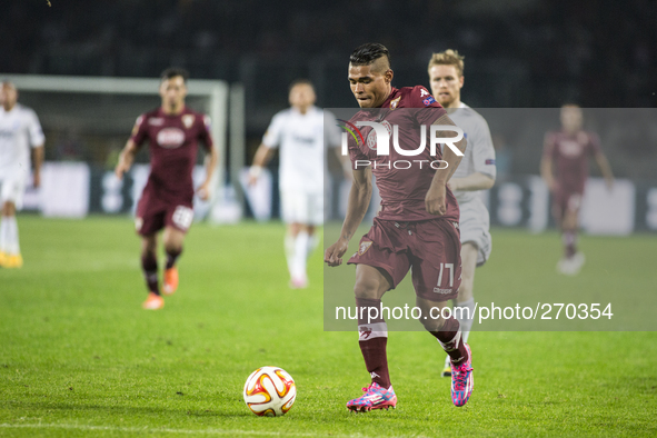 Josef Martinez during the europa league match between Torino FC and Copenaghen at Olimpic Stafium  on october02, 2014 in Torino, Italy.  