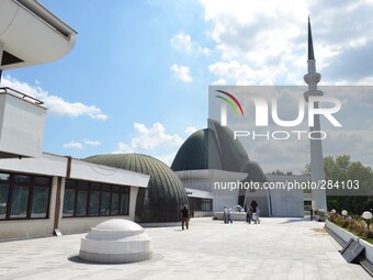 Jumu'ah at the Islamic Center in Zagreb gathered a large number of believers on 06th Sep, 2013. Zagreb,Croatia.  (