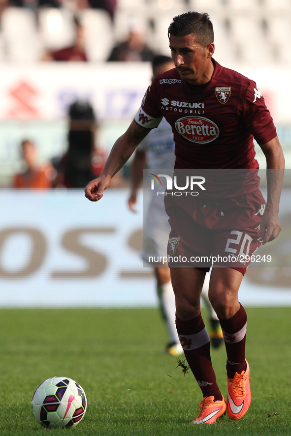 Torino midfielder Giuseppe Vives (20) in action during the Serie A football match n.7 TORINO - UDINESE on 19/10/14 at the Stadio Olimpico in...