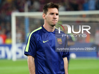 21 October-BARCELONA SPAIN: Leo Messi in the match between FC Barcelona and Ajax, for Week 3 of the Champions League, played at the Camp Nou...