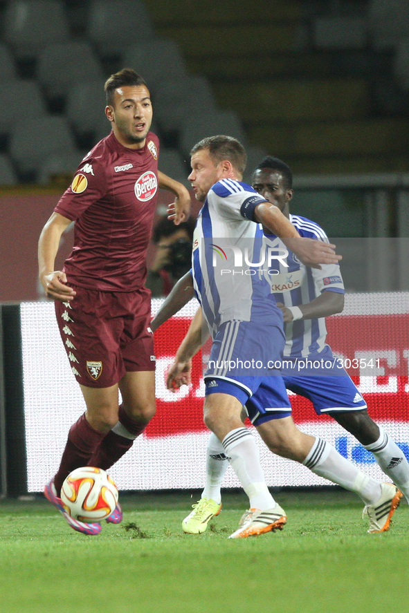  during the Uefa Europa League Group Stage football match n.3 TORINO - HELSINKI on 23/10/14 at the Stadio Olimpico in Turin, Italy.  