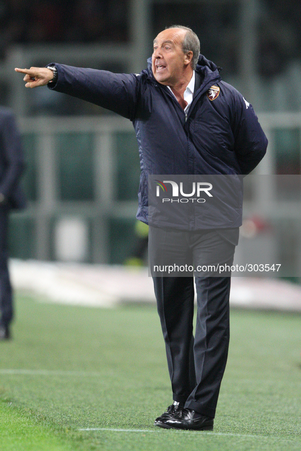 Torino coach Giampiero Ventura during the Uefa Europa League Group Stage football match n.3 TORINO - HELSINKI on 23/10/14 at the Stadio Olim...