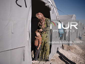 Thousands of Kurds refugees arrived the last months from Kobane. The Kurds refugees are living in refugee camps in the Turkish town of Suruc...