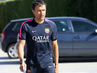 24 October-BARCELONA SPAIN: Luis Enrique after the training held at the Joan Gamper Sports City before the match against Real Madrid, on 24...