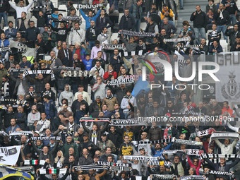 Juventus Supporters during the Serie A football match n.8 JUVENTUS - PALERMO on 26/10/14 at the Juventus Stadium in Turin, Italy.  (