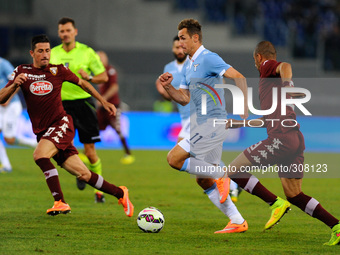 Klose during the Serie A match between SS Lazio and Torino at Olympic Stadium, Italy on October 26, 2014. (