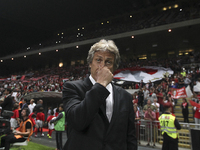 Portugal, Braga: Benfica's Portuguese head coach Jorge Jesus during the Premier League 2014/15 match between SC Braga and SL Benfica, at Axa...
