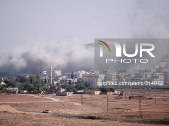 Snap shots from the Syrian and Turkish border near Kobane and from the Turkish border town of Suruc (