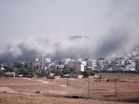 Snap shots from the Syrian and Turkish border near Kobane and from the Turkish border town of Suruc (