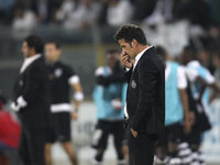 PORTUGAL, Guimarães: Sporting's Portuguese coach Marco Silva reacts after end of the game during Premier League 2014/15 match between Vitóri...