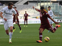 Torino forward Fabio Quagliarella (27) shoots for goal during the Serie A football match n.10 TORINO - ATALANTA on 02/11/14 at the Stadio Ol...