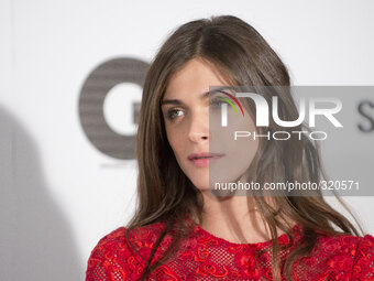 The Italian model and actress Elisa Sednaoui attends the GQ Men Of The Year Awards 2014 at the Palace Hotel in Madrid (