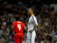 SPAIN, Madrid: Real Madrid's Portuguese forward Cristiano Ronaldo and Liverpool´s Ivorian Defender Kolo Touré during the Champions League 20...