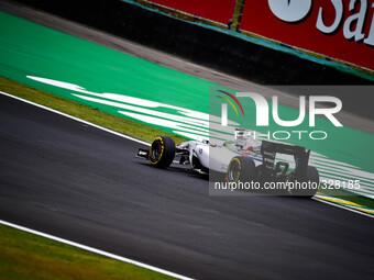 Williams' #19, the brazilian Felipe Massa,qualified in 3rd position at the 2014 Brazilian GP of Formula 1ualify of the 2014 Brazilian GP of...