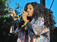Solana Rowe aka SZA  performs in concert during Day 1 of FunFunFun Fest at Auditorium Shores on November 7, 2014 in Austin, Texas. (