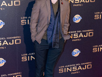 British actor Sam Claflin poses for the photographers during the Spain premiere of the movie 