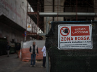 'Red zone' closed to public, in the historic area of L'Aquila, on November 12, 2014 devastated five years ago by an earthquake.
A court has...