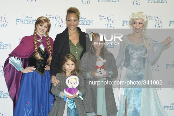 Angela Griffin attends a celebrity singalong from 'Frozen' at the Royal Albert Hall on November 17, 2014 in London, England.