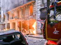 An explosion in French capital Paris on January 12, 2019 caused fire and injuries. (