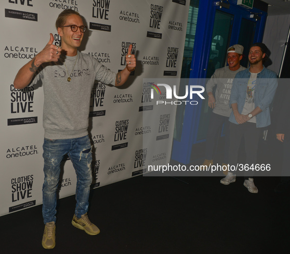 Oliver Proudlock
  at the Clothes Show Live 2014
{Date) 05/12/2014