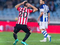 Aduriz in the match between Real Sociedad and Athletic de Bilbao, for Week 15 of the spanish Liga BBVA played at the Anoeta, December 14, 20...