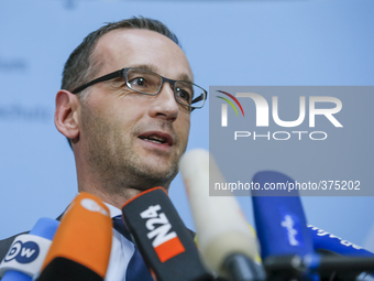 Statement of the German Minister of the justice Heiko Maas on the subject 'Pegida' at Federal Ministry of the justice on December 15, 2014 i...