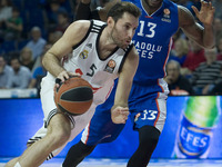 Rudy Fernandez player of Real Madrid's during the Euroleague basketball Group A Real Madrid vs Anadolu Efes Istanbul at the Palacio de Depor...