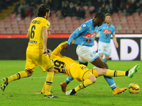 Duvan Zapata of SSC Napoli during the italian Serie A football match between SSC Napoli and Parma at San Paolo Stadium on August 29, 2013 in...