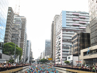 Athletes from Brazil and from around the world participate in the 90 ° São Silvestre race, the most famous traditional street race in Brazil...