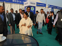 Mamata Banerjee Chief Minister of west Bengal ,19 country delegates participates Bengal Global Business Summit at Salt Lake stadium Hepad gr...