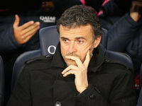 BARCELONA - january 11- SPAIN: Luis Enrique in the match between FC Barcelona and Atletico Madrid, for the week 18 of the spanish Liga BBVA,...