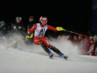 Manuela Moelgg from Italy, during the 6th Ladies' slalom 1st Run, at Audi FIS Ski World Cup 2014/15, in Flachau. 13 January 2014, Picture by...