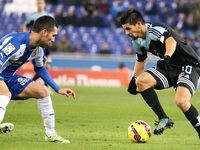 BARCELONA - january 17- SPAIN: Nolito in the match between RCD Espanyol and RC Celta, corresponding to the week19 of the spanish Liga BBVA,...