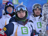 Patrick Deneen (USA) awaits for his results in Men's Moguls Final, at FIS Freestyle World Championship in Kreischberg, Austria. 18 January 2...