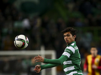 Sporting's midfielder Andre Martins in action during the Portuguese League football match between Sporting CP and Rio Ave FC at Jose Alvalad...
